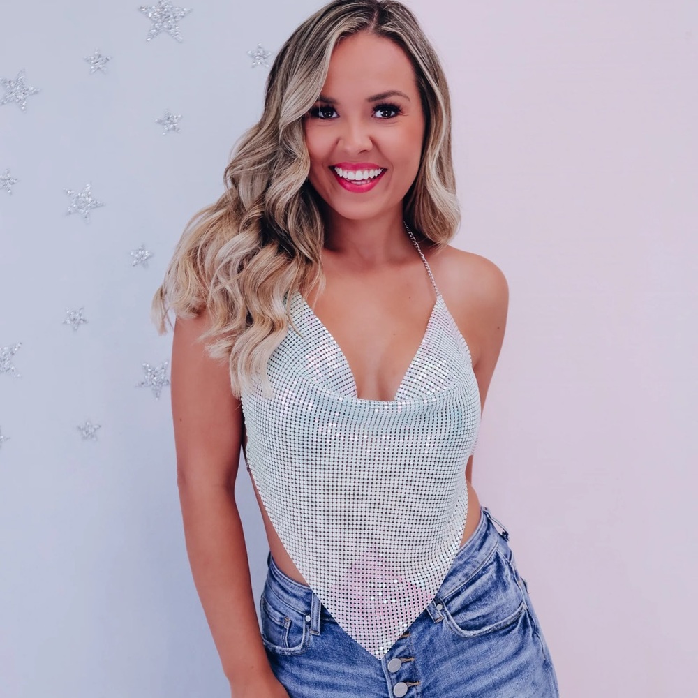 Whiskey darling boutique halter top